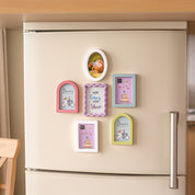 Magnet Photo Frame (Set of 6) – Multi-Shape, Multi-Colour