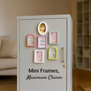 Magnet Photo Frame (Set of 6) – Multi-Shape, Multi-Colour