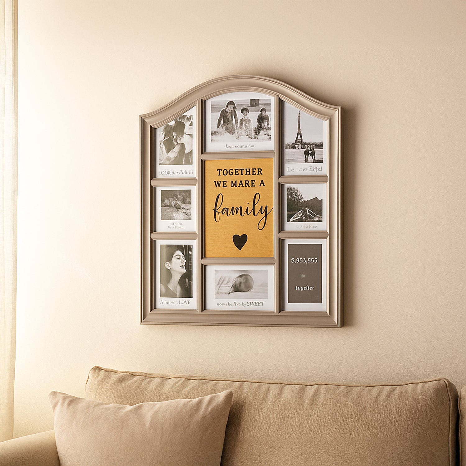 Photo Frame (Collage) – Off White Rectangle