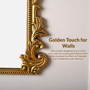 Antique Gold Rectangle Wall Mirror