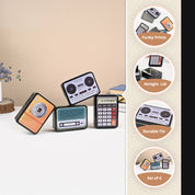 Electronic Items Print Storage Container (Set of 4)