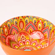 VON CASA Yellow Ceramic Bowl Set Of 4