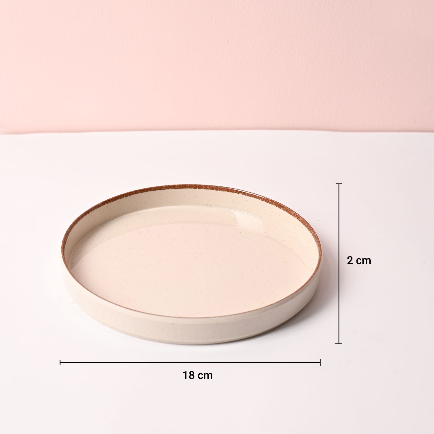 Market99 Chochip Cream Melamine Dinner Set Of 12