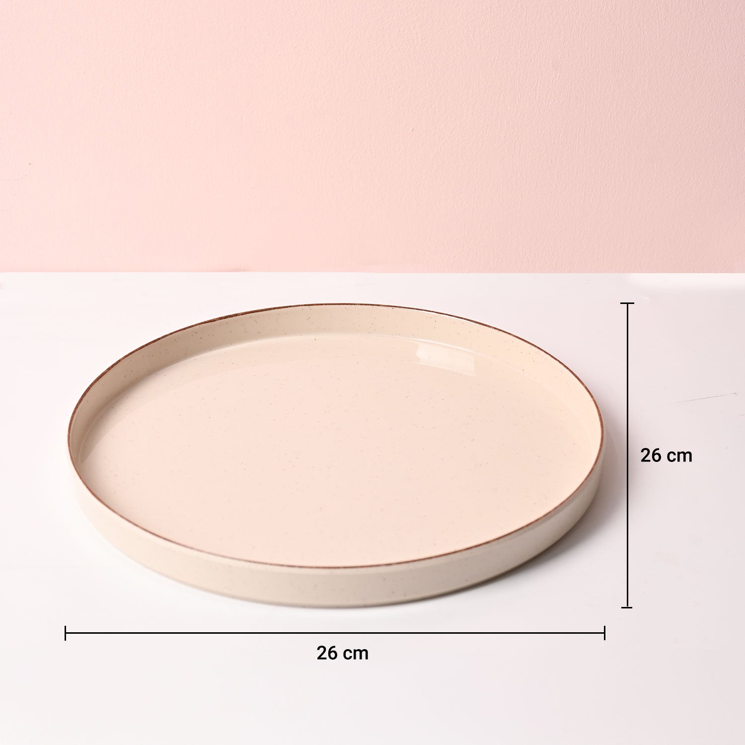 Market99 Chochip Cream Melamine Dinner Set Of 12
