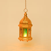 VON CASA Moroccan Domed Lantern – Multi-Colour Glow
