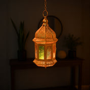 VON CASA Moroccan Domed Lantern – Multi-Colour Glow