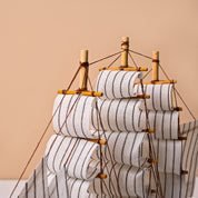 Decorative Wooden Boat – Multi-Colour
