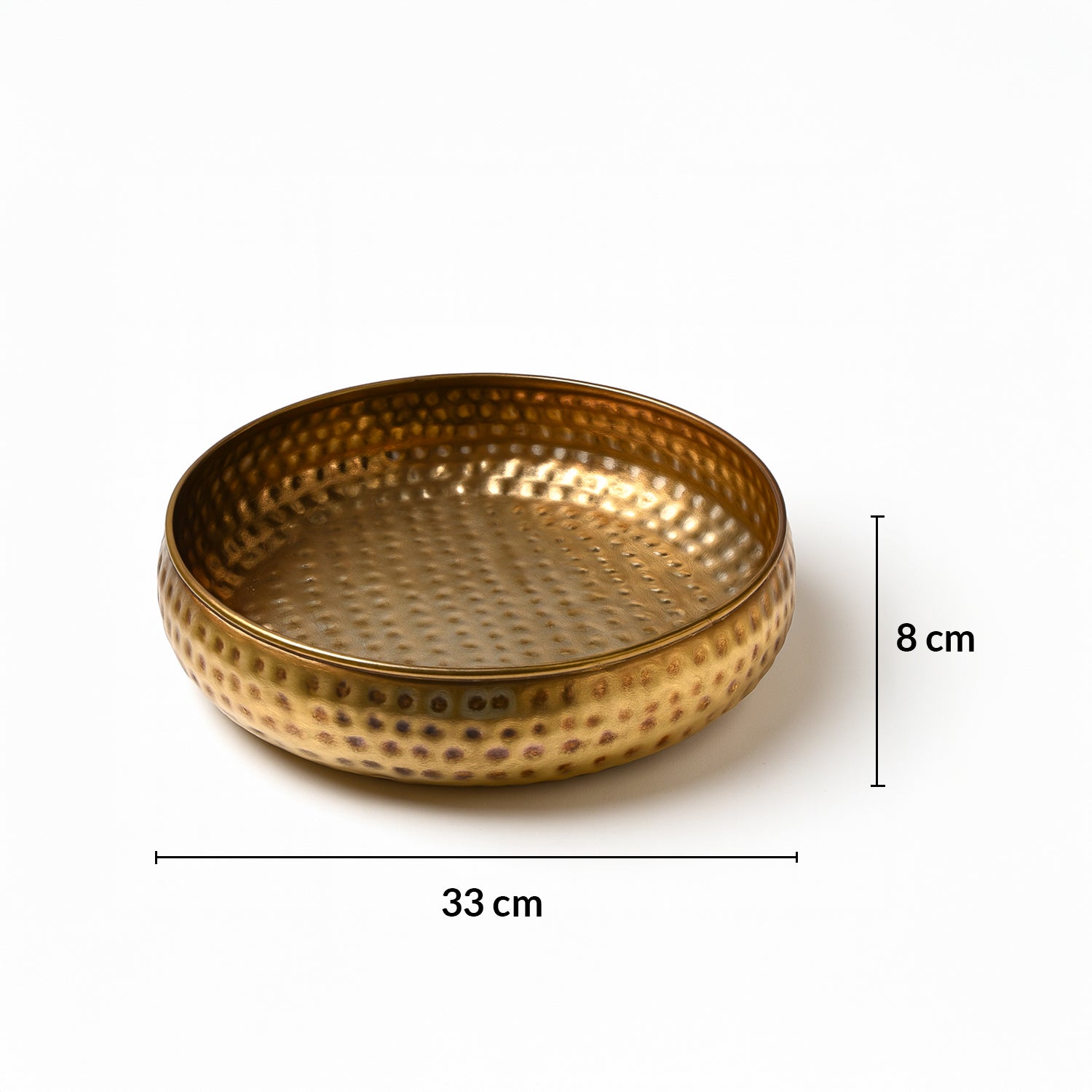 VON CASA Golden Brass Antique Decorative Bowl