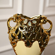 Large Rococo Ceramic Floor Vase