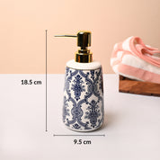 Multicolour Ornamental Damask Ceramic Soap Dispenser