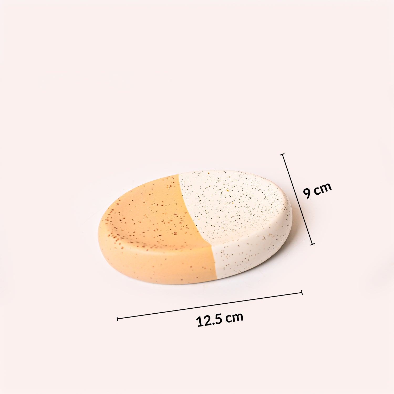 Bathroom Set (Set of 4) – White & Cream Ceramic