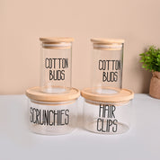 Donati Bathroom Storage Jars with Lid - Set Of 4