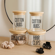 Donati Bathroom Storage Jars with Lid - Set Of 4
