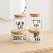 Donati Bathroom Storage Jars with Lid - Set Of 4