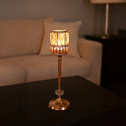 VON CASA Medium Golden Filigree T-Light Holder