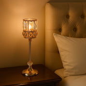 VON CASA Medium Golden Filigree T-Light Holder