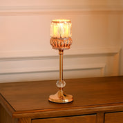 VON CASA Large Golden Filigree T-Light Holder