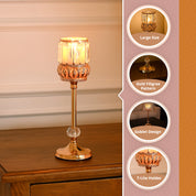 VON CASA Large Golden Filigree T-Light Holder