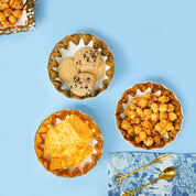 VON CASA Scalloped Ceramic Bowl Gift Set (Set Of 3)
