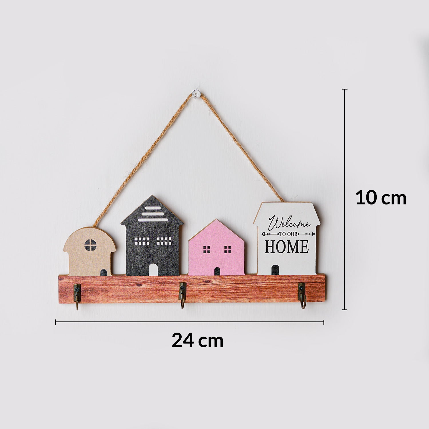 MARKET99 Multi-Color Matte Multi-House Hanging Hooks