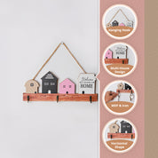 MARKET99 Multi-Color Matte Multi-House Hanging Hooks