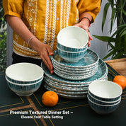 VON CASA Dreams Blue Dinner Set – 20 Pcs