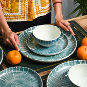 VON CASA Dreams Blue Dinner Set – 20 Pcs