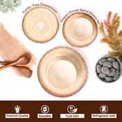 VON CASA Dreams Spiral Dinner Set – 14 Pcs