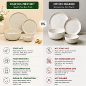 VON CASA Minto Pastel Green Dinner Set – 20 Pcs