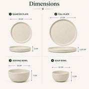 VON CASA Minto Pastel Green Dinner Set – 20 Pcs