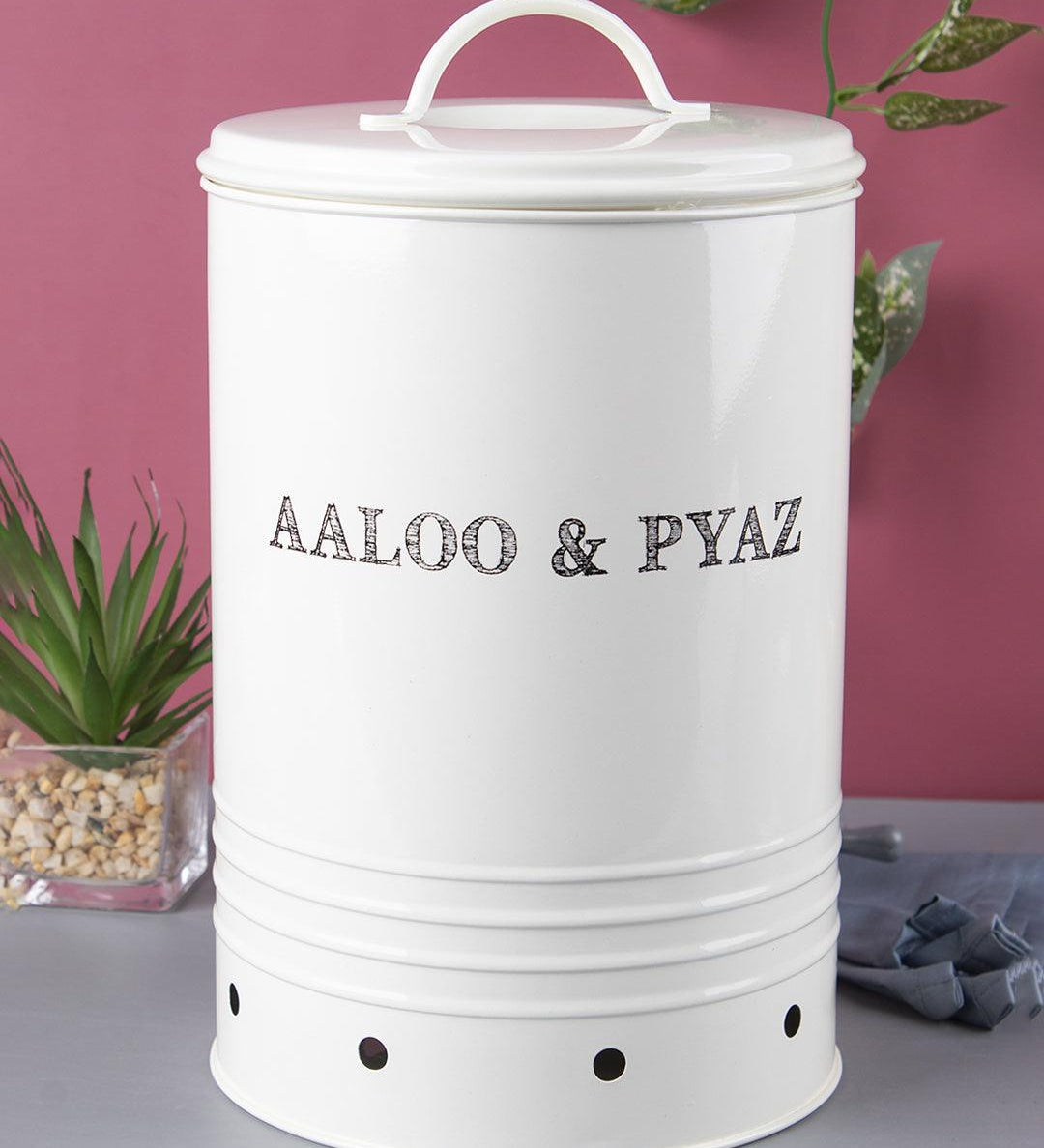 Aaloo & Pyaj Storage Jar - MARKET 99