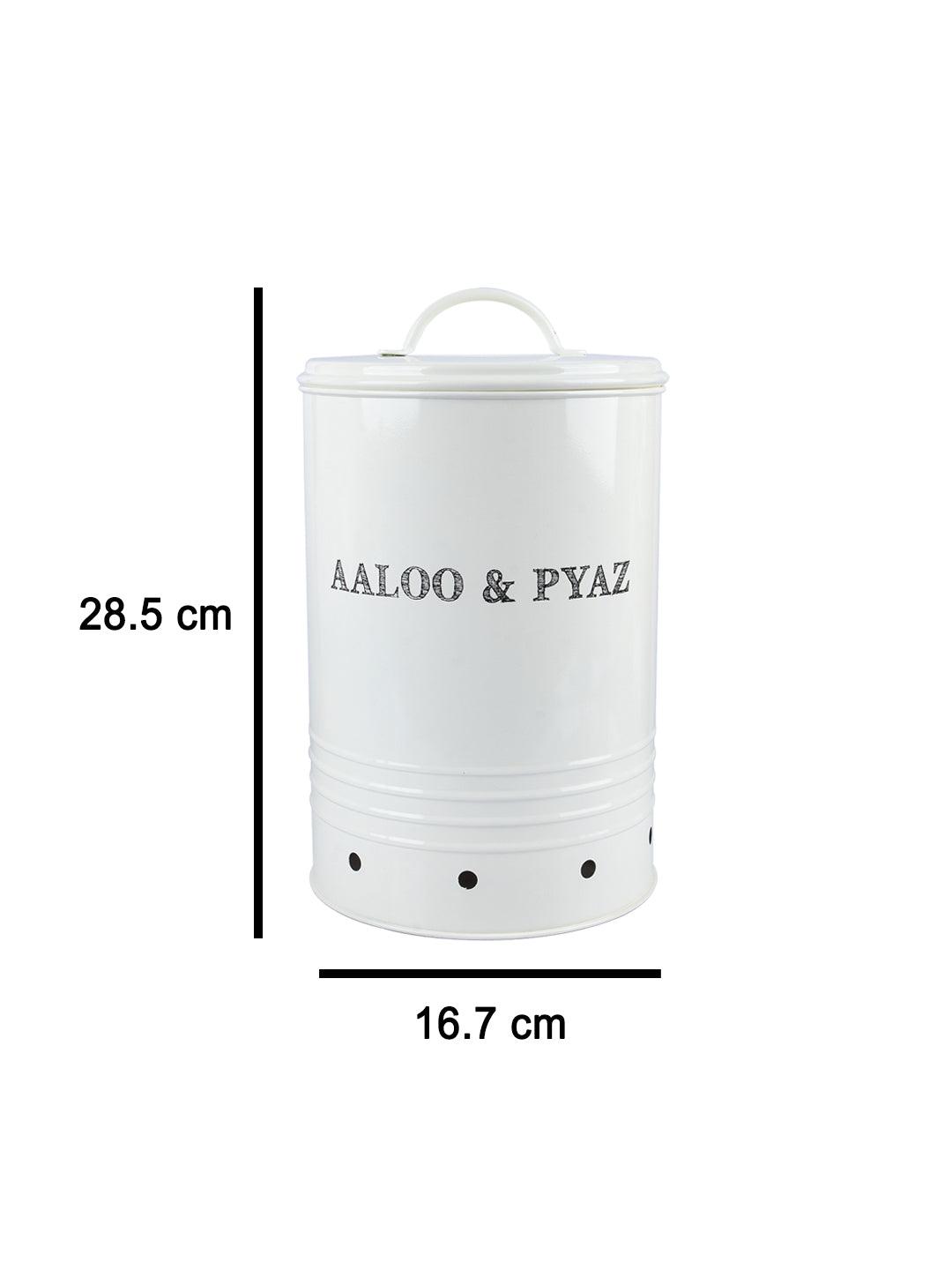 Aaloo & Pyaj Storage Jar - MARKET 99