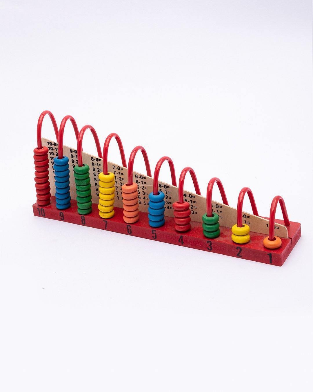 Abacus, Early Educational Toy, Counting Numbers, Maths, Multicolour, MDF - MARKET 99