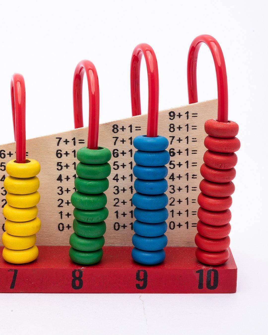Abacus, Early Educational Toy, Counting Numbers, Maths, Multicolour, MDF - MARKET 99
