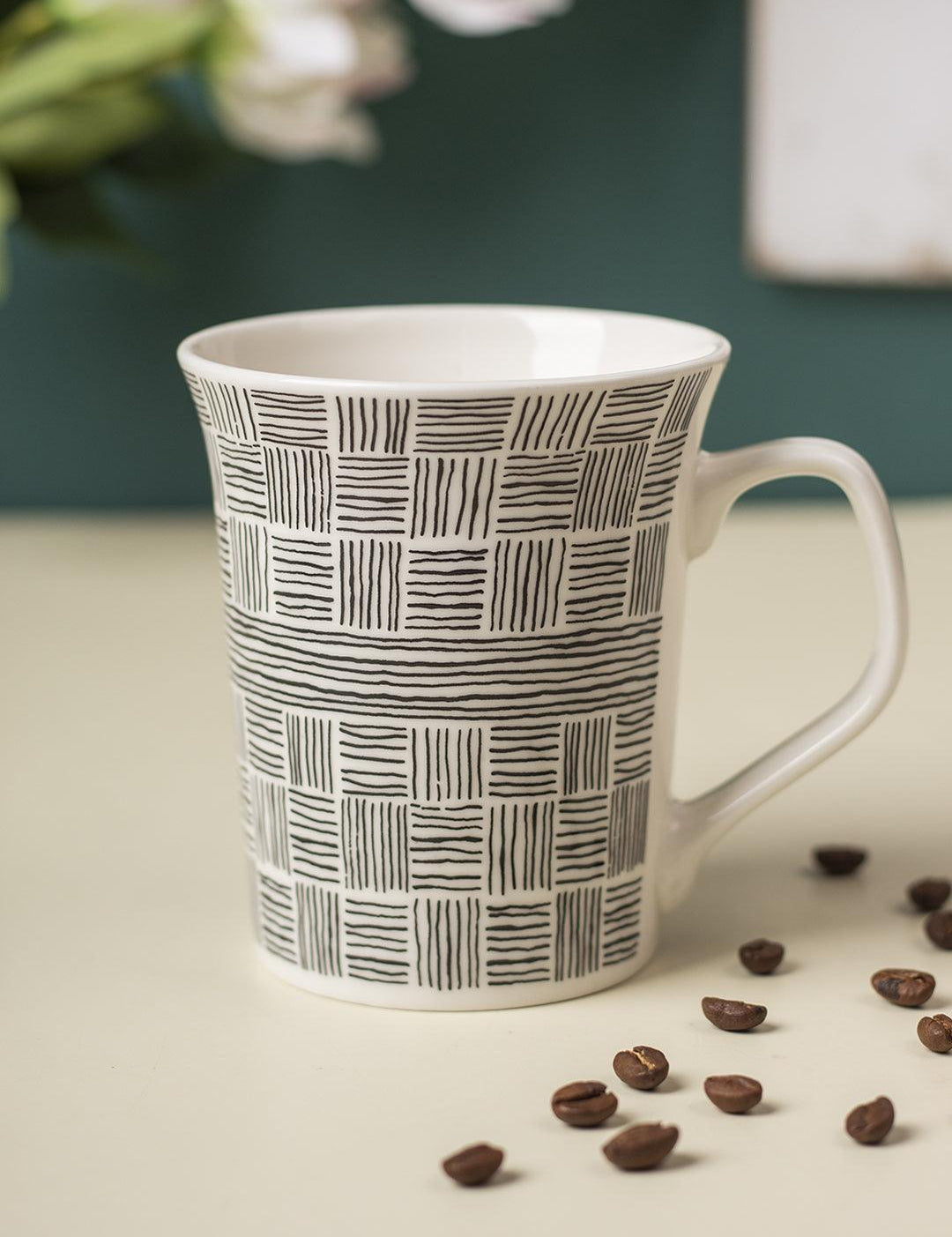 Abstract Pattern Ceramic Tea & Coffee Mug (350 mL) - MARKET 99