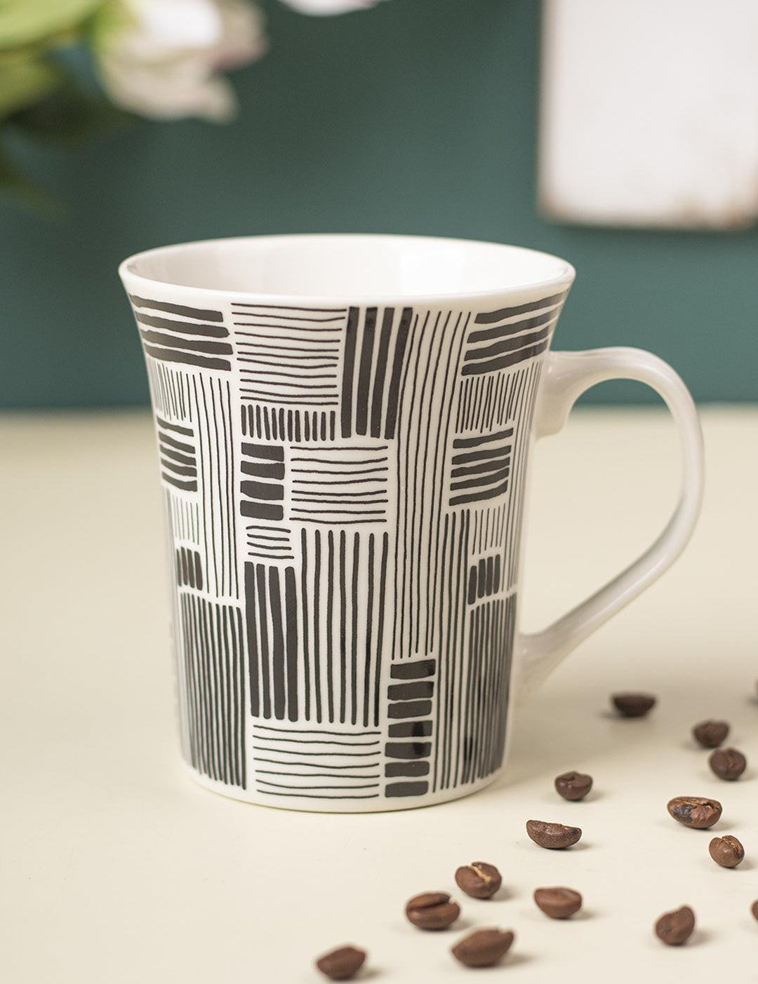 Abstract Pattern Ceramic Tea & Coffee Mug (350 mL) - MARKET 99