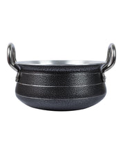 Aluminium Hammered Hard Anodised Handi Kadai - 2100 mL