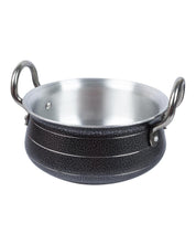 Aluminium Hammered Hard Anodised Handi Kadai - 2100 mL