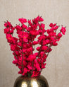 Artificial Flower Plant, Cherry Blossom, Polyester, Red, Set of 2 - MARKET 99