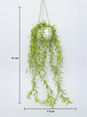 Artificial Greenery Hanging Plant With White Pot -For Home Décor - MARKET 99