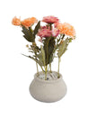 Artificial Plant with Handi Shaped Pot, Rose Arrangement, Pink, Plastic Plant - MARKET 99