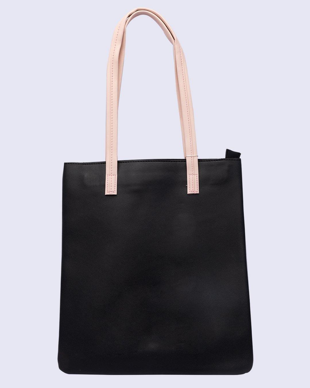 Bag, Handbag, Black, Rexine - MARKET 99