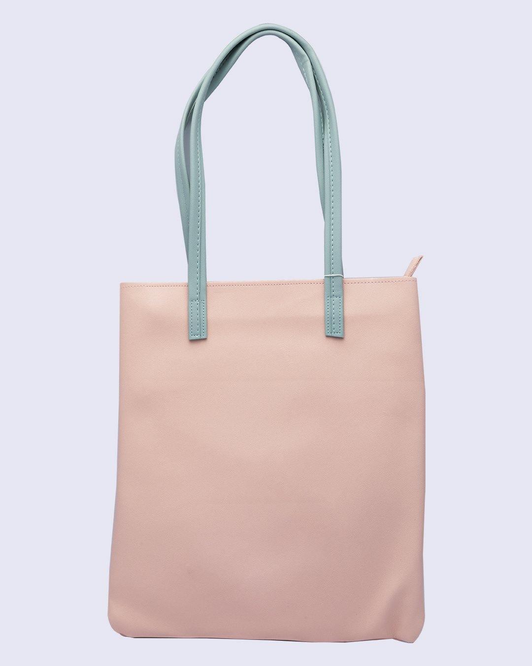 Bag, Handbag, Pink, Rexine - MARKET 99