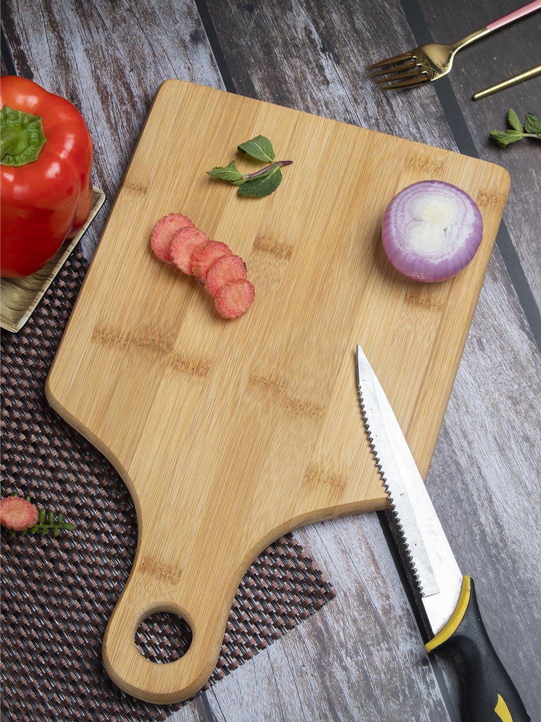 Bamboo Chopping Board, Brown, Bamboo - MARKET 99