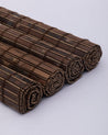 Bamboo, Palacemat, for Dining Table, Brown, Wood, Set of 4 - MARKET 99