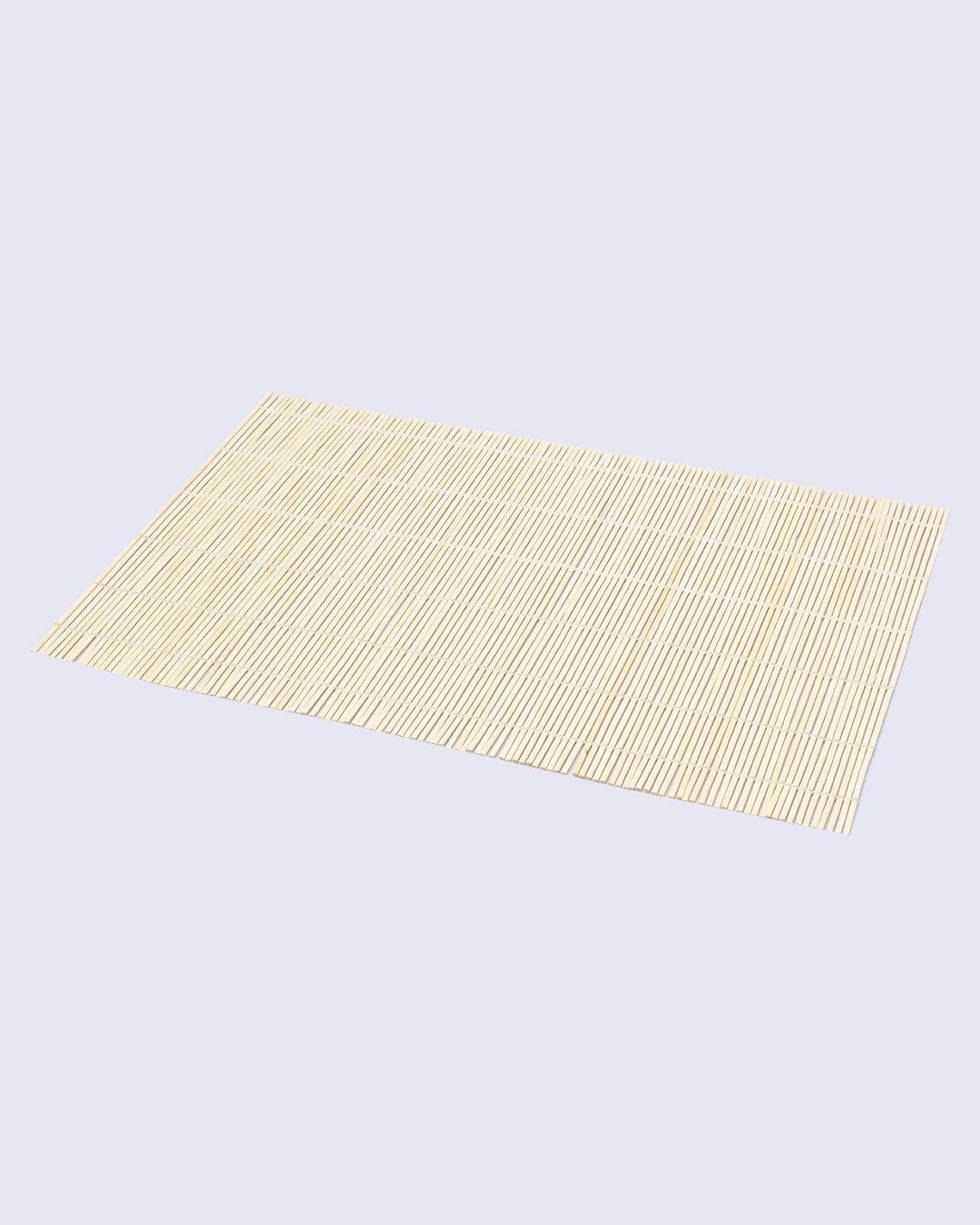 Bamboo Placemats, for Dining Table, Beige Colour, Wood, Set of 4 - MARKET 99