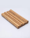 Bamboo Placemats, for Dining Table, Camel Colour, Wood, Set of 4 - MARKET 99