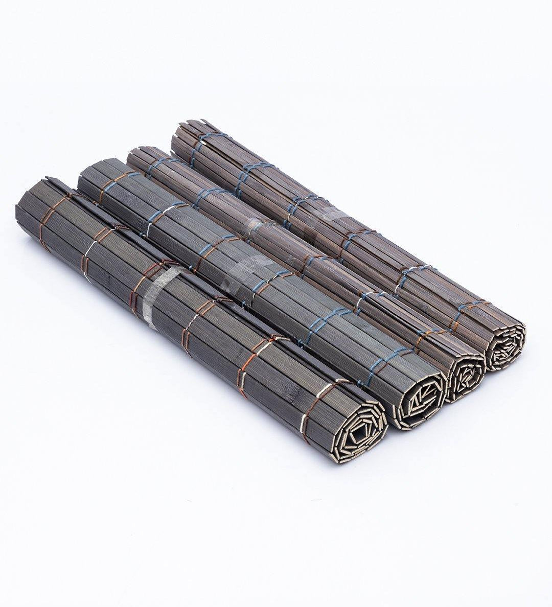 Bamboo Placemats, for Dining Table, Green Colour, Wood, Set of 4 - MARKET 99