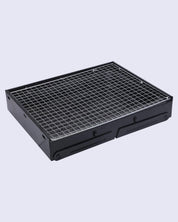 Barbecue Grill, Compact Design, for Cooking, Black, Iron - MARKET 99