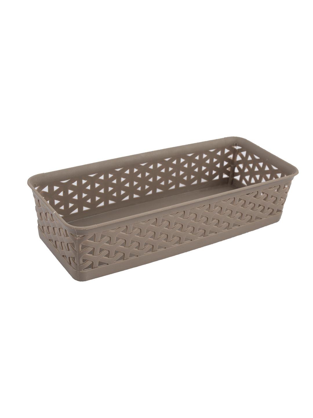 Baskets, Small, Brown, Plastic, Set of 6 | Assorted - MARKET 99
